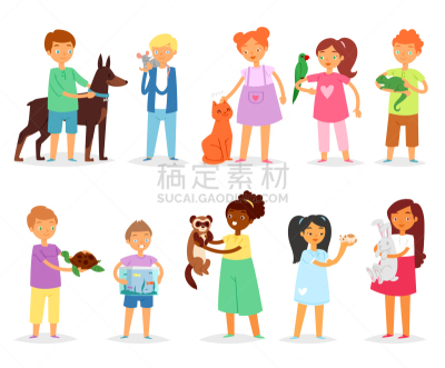 儿童,女孩,男孩,宠物,纯种犬,狗,哺乳纲,女人,动物,相伴