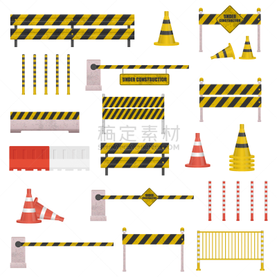 建筑施工屏障,在下面,交通,公路,边界,建筑业,设备用品,公路路障,主干路,危险