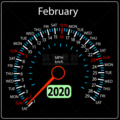 2020,汽车,速度计,日历,二月,周末活动,商务,进出港显示牌,十月,弯曲