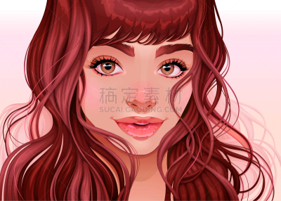 光学设备,自然美,女孩,看,人,肖像,图像,嘴唇,美,女人