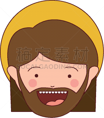 人的脸部,圣约瑟夫君,耶稣降生,男人,父亲,剪影,微笑