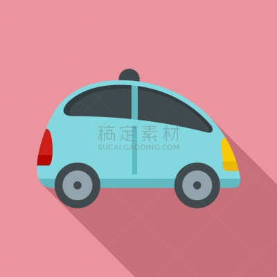 汽车,个性,扁平化设计,图标,城市,球体,粉饼,传感器,技术,驾车