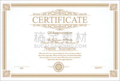 模板,文凭,三个物体,商务,华丽的,请柬,复古