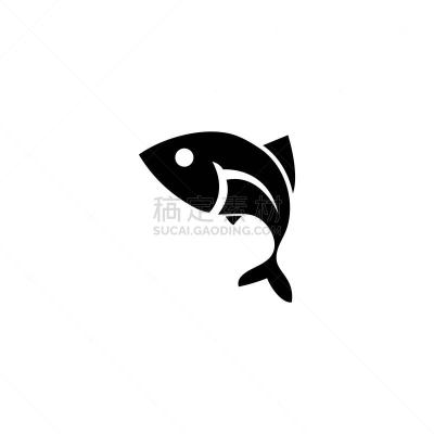 矢量,绘画插图,鱼类,图标,式样,品牌名称,自然,符号,海产,野生动物