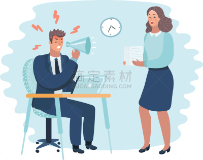 职业,生气,专横,首领,男商人,人,男人,恐怖,害怕