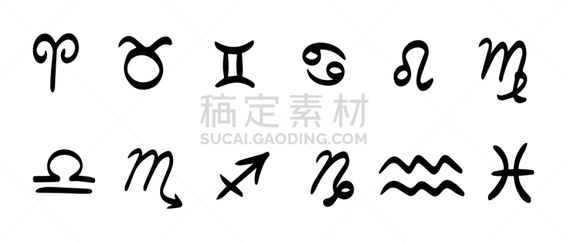 符号,矢量,标志,月,十二生肖,动物,鱼类,运气,图标集,射手座