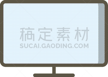计算机图标,液晶显示,轮廓,符号,直的,图像,矢量,标志,设计