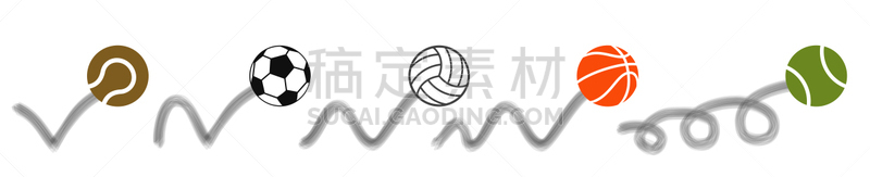 运动,网球运动,篮球运动,计算机图标,矢量,排球运动,进行中,线条,足球,球