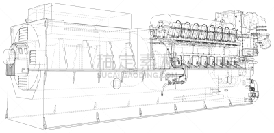 generator diesel and gas industrial electric