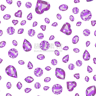 紫水晶,四方连续纹样,贵重宝石,白色,侯爵夫人公寓大楼,华贵,紫色,图像,梨,石英