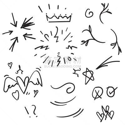 乱画,手,黑色,线条,化学元素周期表,白色背景,背景分离,边框,铅笔,简单