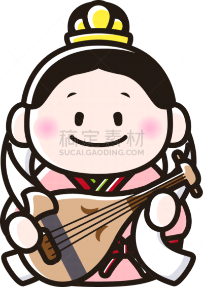 弁财天,运气,神,数字7,七个幸运神,一个人,女人,古典式,儿童,人的脸部