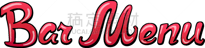 菜单,艺术标题,饮料,华丽的,单词,香旱芹菜,食品,餐馆,复古