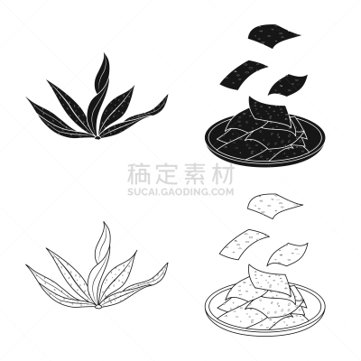 海洋,符号,蛋白质,绿色,营养品,维生素,设计,布置,收集,瘦身