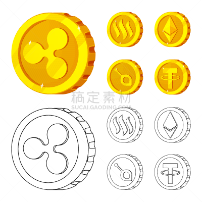 标志,分离着色,银行业,商务,波纹,部分,设计,收集