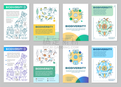 biodiversity brochure template layout