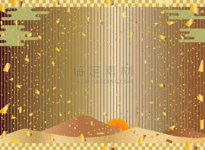 新年前夕,绘画插图,运动茄克,新年,五彩纸屑,金叶,图像,传统节日,无人,矢量