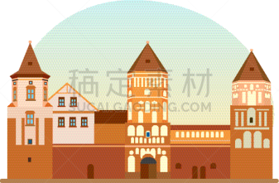 传统,白俄罗斯,要塞,名声,图像,中世纪时代