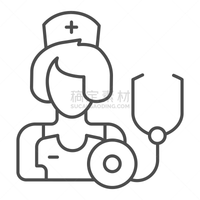 细的,绘画插图,急救员,白色,轮廓,数字10,矢量,移动应用程序,设计