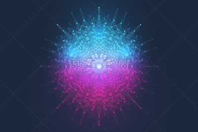 点连成线,矢量,波形,几何形状,背景,绘画插图,科学,成一排,抽象,联系