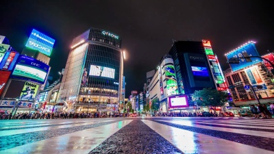 东京涉谷道口延时