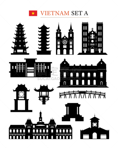 越南,著名景点,建筑,建筑体,大门,国内著名景点,传统,胡志明市,图像,布置