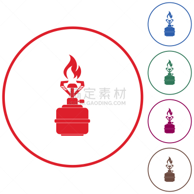 计算机图标,手提炉,热,食品,简单,小的,钢铁,移动式,烹调,追击