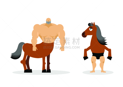 人,马,半人马座,一半的,白色,箭术,男人,虚构