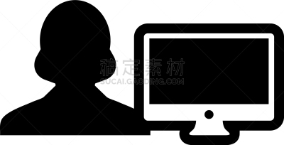 计算机,顾客,人,计算机图标,女性,商务,外包,工程师,技术,女人