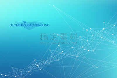 几何形状,分子,背景,插画,深的,健康保健,主机,复杂,生物科技,技术