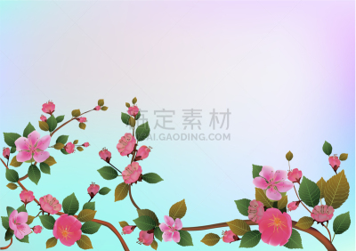 全部,春天,风,船尾波,樱桃,鸟类,花,起床,爱