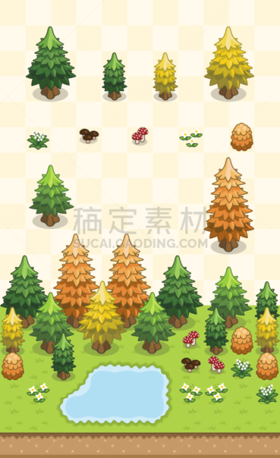 秋天,北方针叶林,植物群,可爱的,环境,简单,草,云杉,植物,户外
