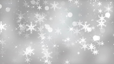 白色背景下的圣诞雪花