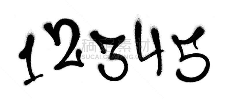 字母,数字,字体,华丽的,字母表次序,信函,模板,喷,喷漆