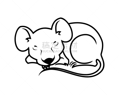 吉祥物,轮廓,性格,鼠,老鼠,动物保护,动物研究,可爱的,鼠年,2020