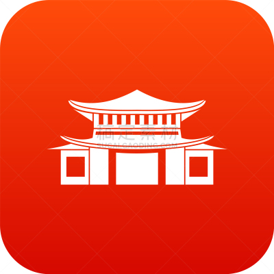 红色,图标,白色,亚洲,传统,名声