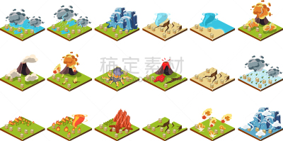 火山,反差,热,云,石头,危险,户外,天空,爆发,发展