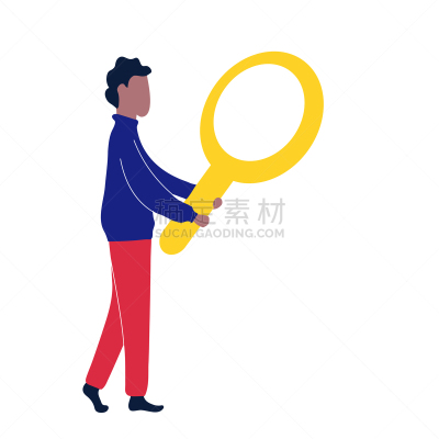 看,男人,概念,放大镜,玻璃,问号,搜索引擎,科学实验,视力,侦探