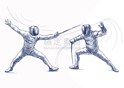 平衡折角灯,事件,运动,剑,马刀,迅速,绘制,击剑