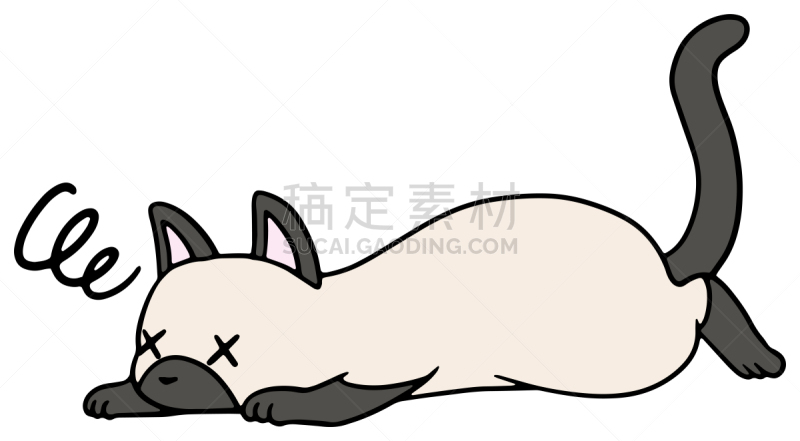 矢量,绘画插图,猫,惊骇,十二生肖,恐怖,简单,动物,宠物商店