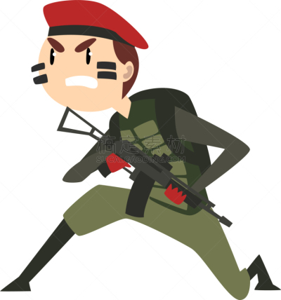 男人,性格,制服,红色,安全的