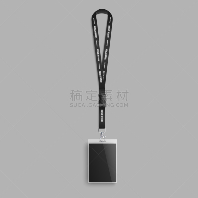 事件,带子,传动装置,颈,商务,身份,空白的,黑色背景,写实