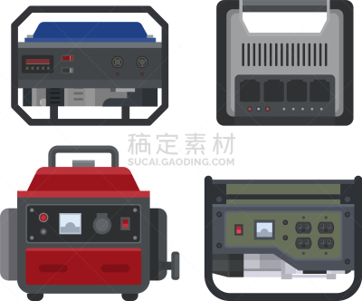 移动式,发电机,能源,柴油机,技术,建筑业,设备用品,人行道,户外,电