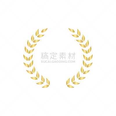 圆形,黄金,橄榄,月桂花冠,华丽的