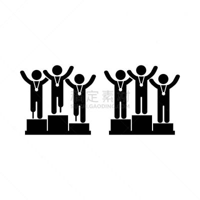 帕拉洲,计算机图标,矢量,数字10,田径运动员,黑色,分离着色,白色,指挥台