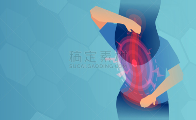 背痛,矢量,青年女人,运动,女人,疝,绘画插图,坐骨神经痛,问题,炎症