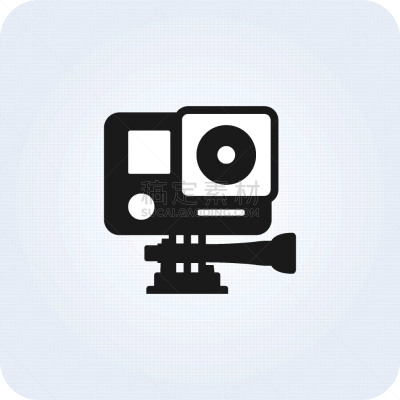 相机,动作,传媒,专门技术,矢量,图像,石洞壁画,GoPro,把手,设备用品