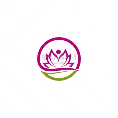 荷花,计算机图标,模板,美,矢量,品牌名称,商务,健康,禅宗,徽章