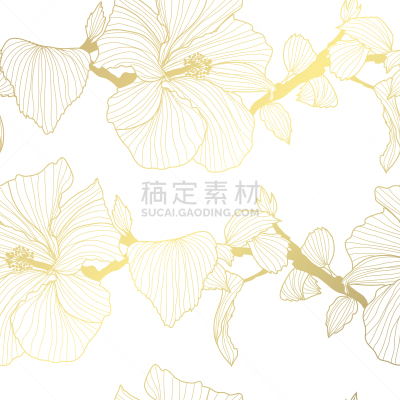 黄金,花纹,华丽的,请柬,纺织品,华贵,壁纸,模板,现代,春天