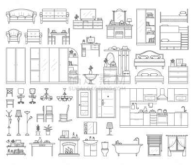 房屋,家具,室内,轮廓,书,扶手椅,图像,书桌,布置,装饰